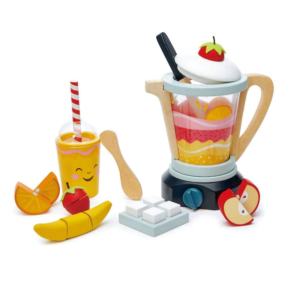 Blender fructe, Fruity Blender, jucarie de lemn, 22 piese 1