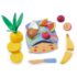 Jucarie din lemn,Tabla de tocat cu fructe tropicale