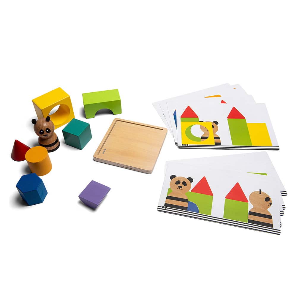 Panda puzzle, joc de logica, BS Toys 1