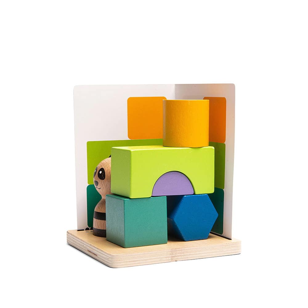 Panda puzzle, joc de logica, BS Toys 4