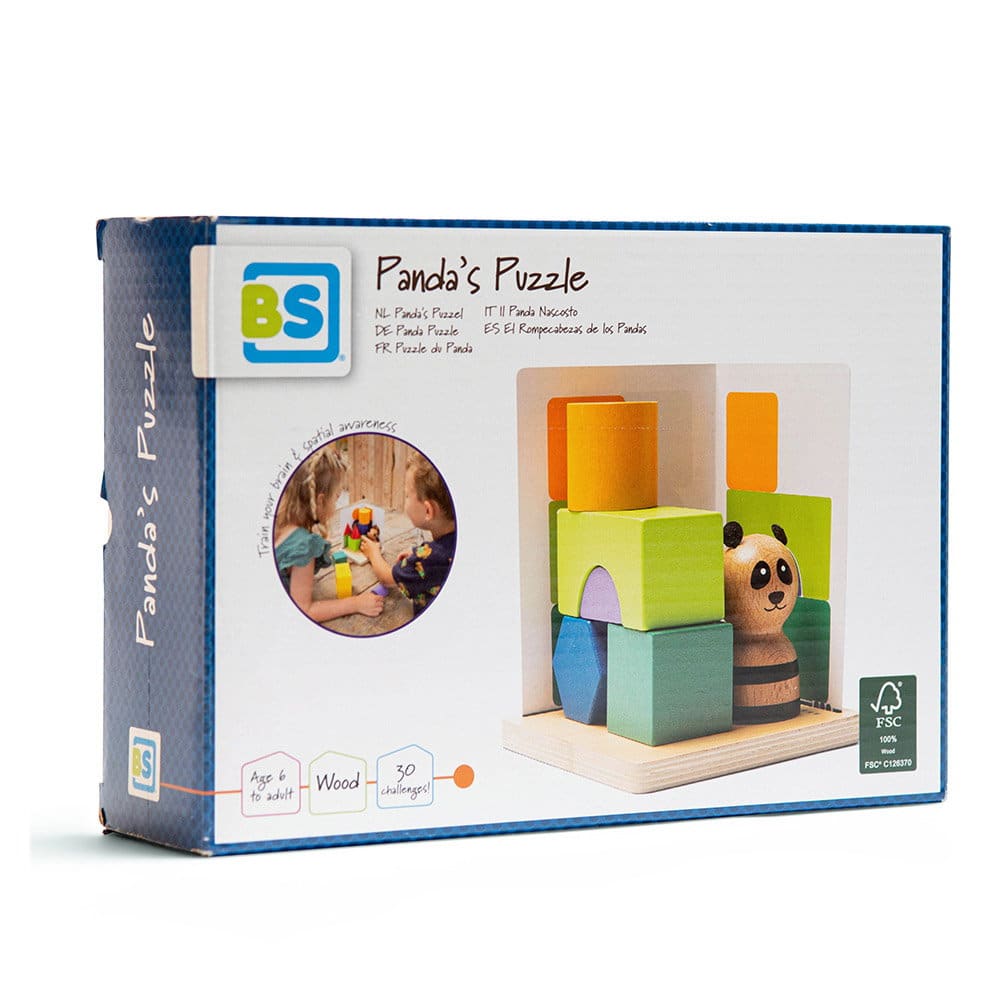 Panda puzzle, joc de logica, BS Toys 5