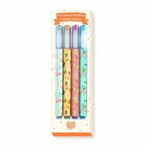 Set 4 carioci (markere) culori metalice, Djeco