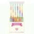 Set 6 fluo roll-gel Djeco, culori combinate