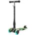Trotineta cu 3 roti pliabila cu lumini, Scooter Swift Green, Boldcube