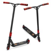 Trotineta de scheme freestyle, Scooter DELUXE Negru, 2 roti, Boldcube