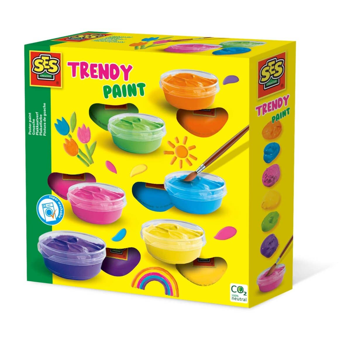 Set acuarele pasta culori trendy, guase