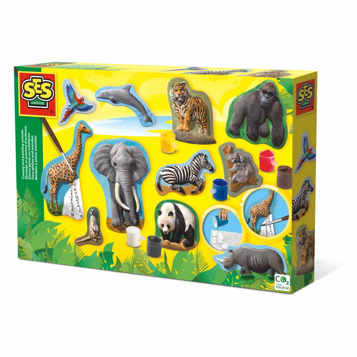 Set creativ mulaj si pictura, Animale