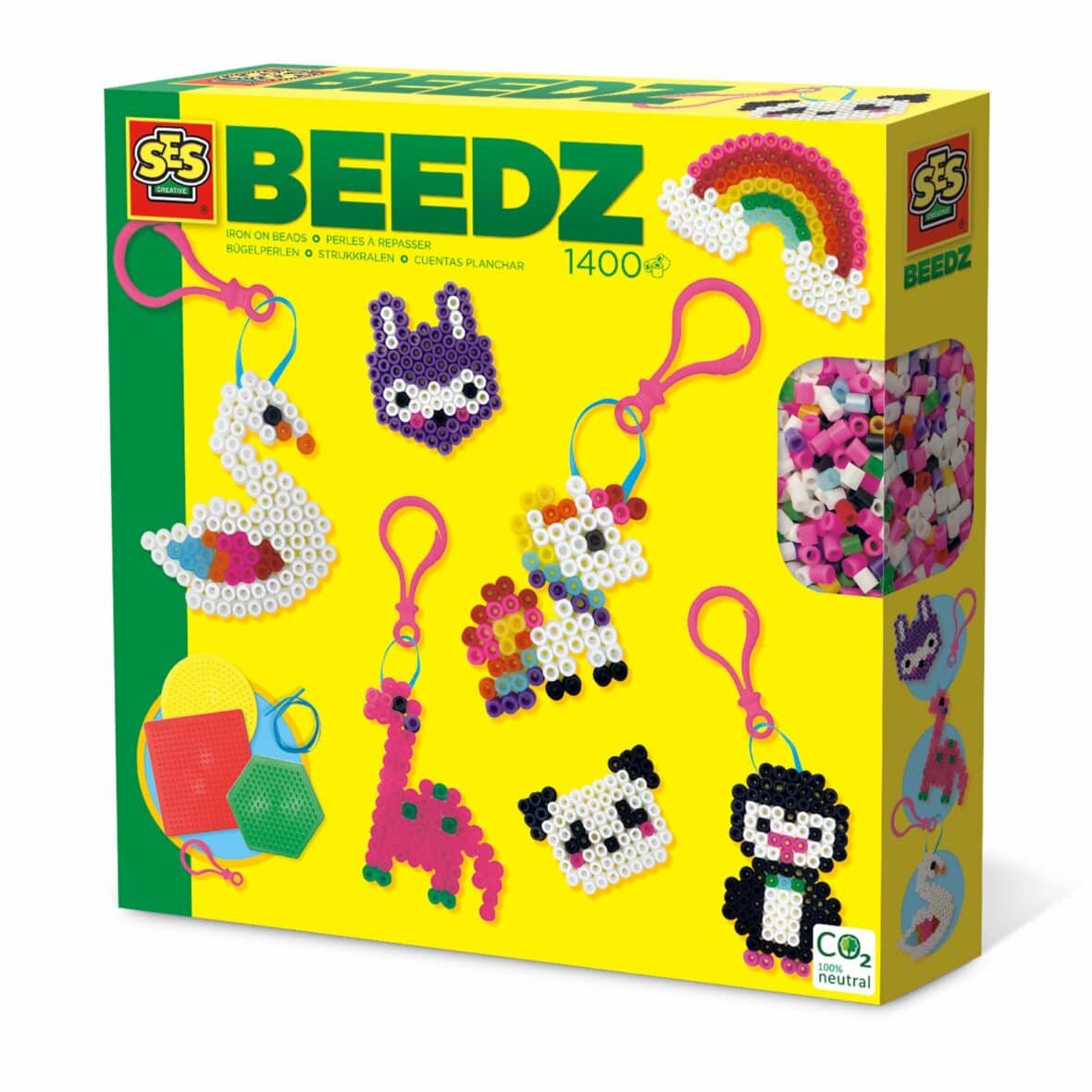 Set creativ, Brelocuri din margele de calcat Beedz