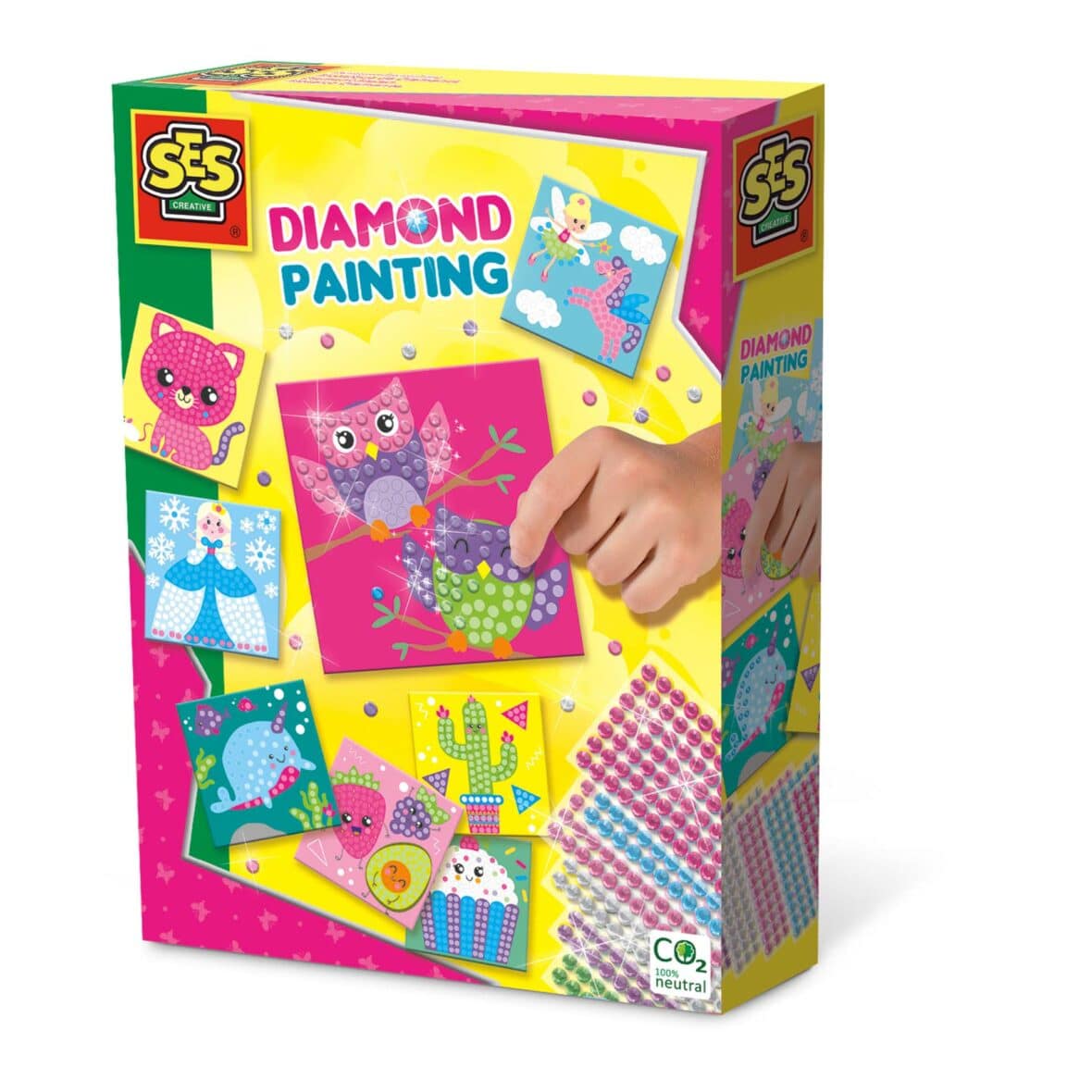 Set creativ copii – Decorare picturi cu diamante autoadezive
