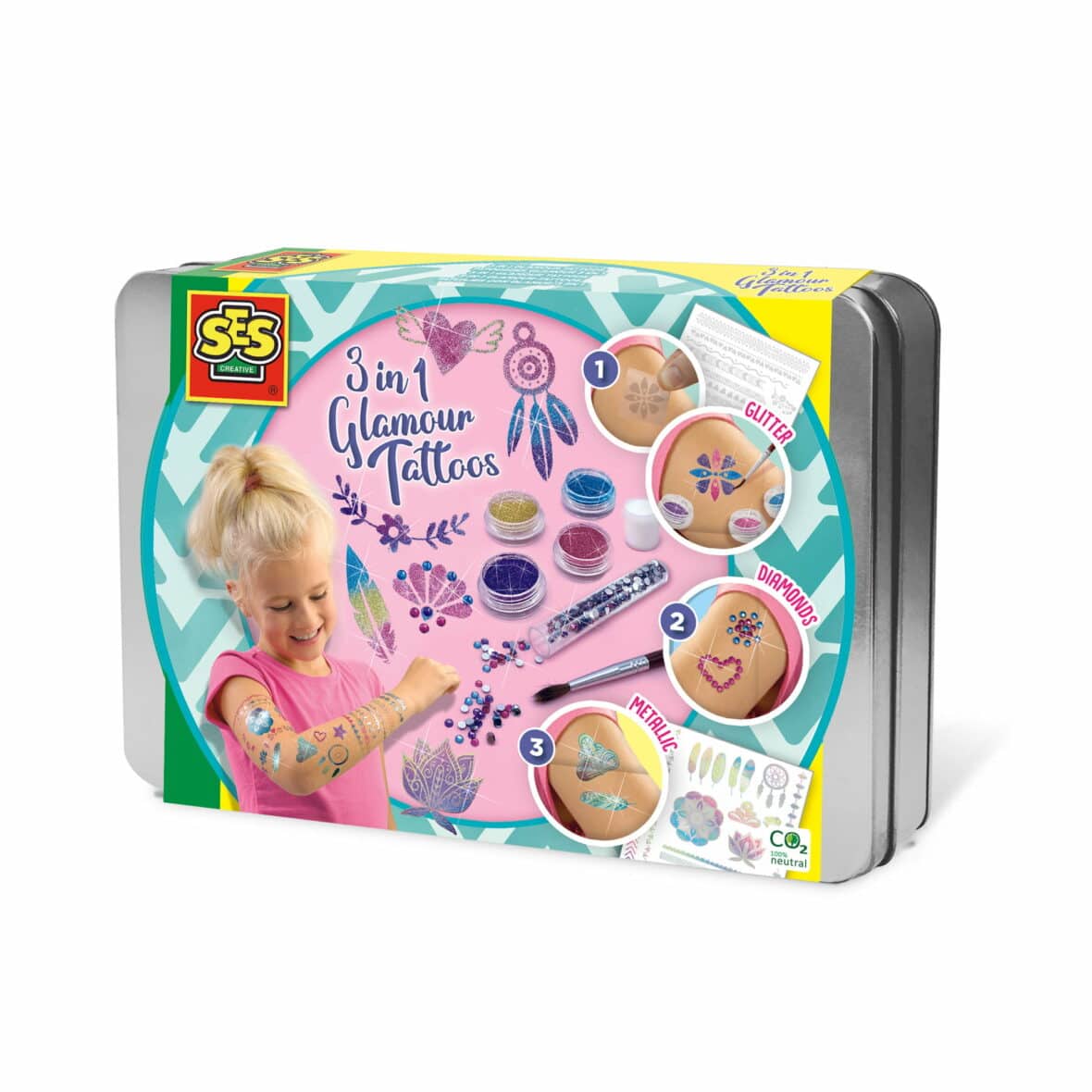 Set creativ, Tatuaje pentru copii de lux 3 in 1
