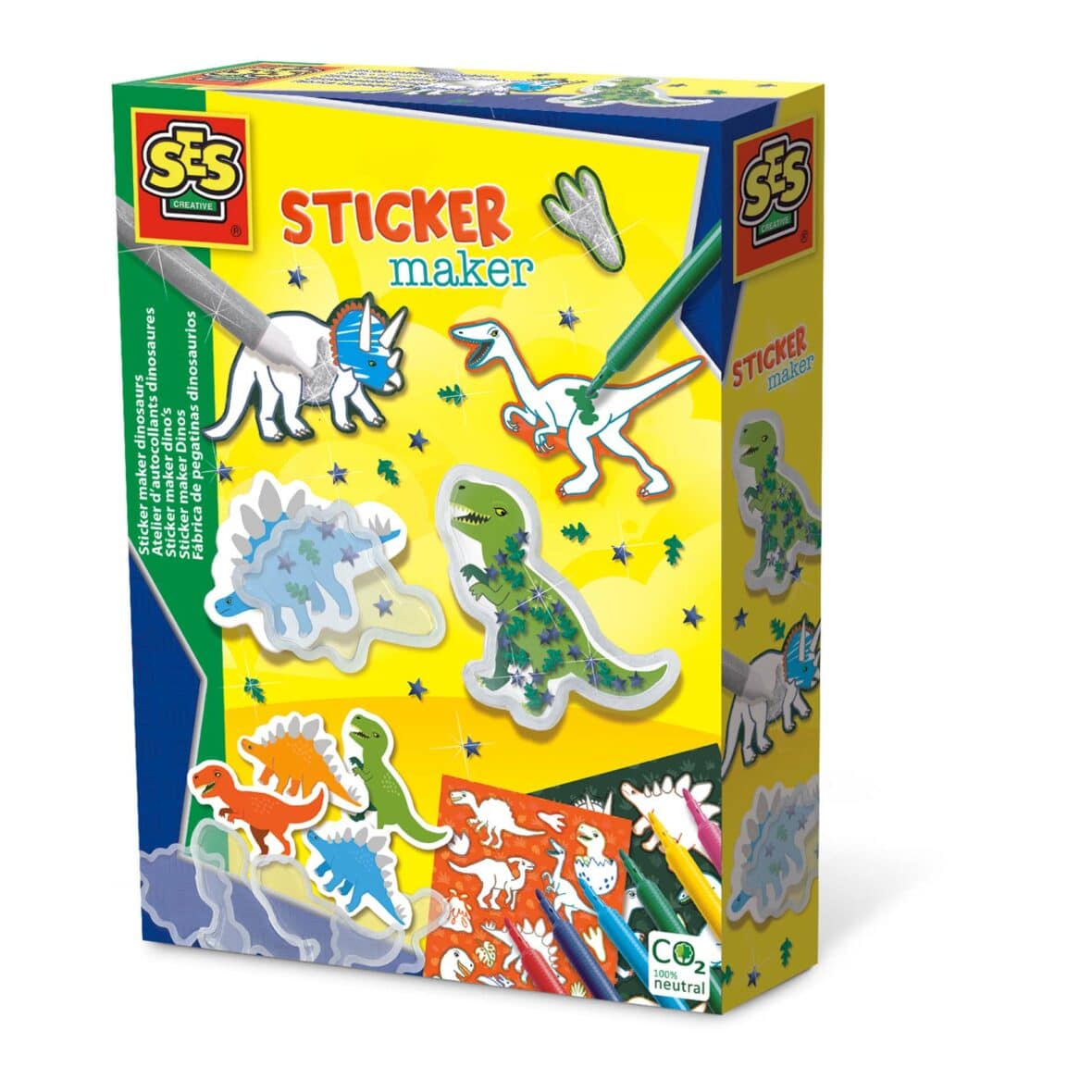 Set creativ – Autocolante dinozauri