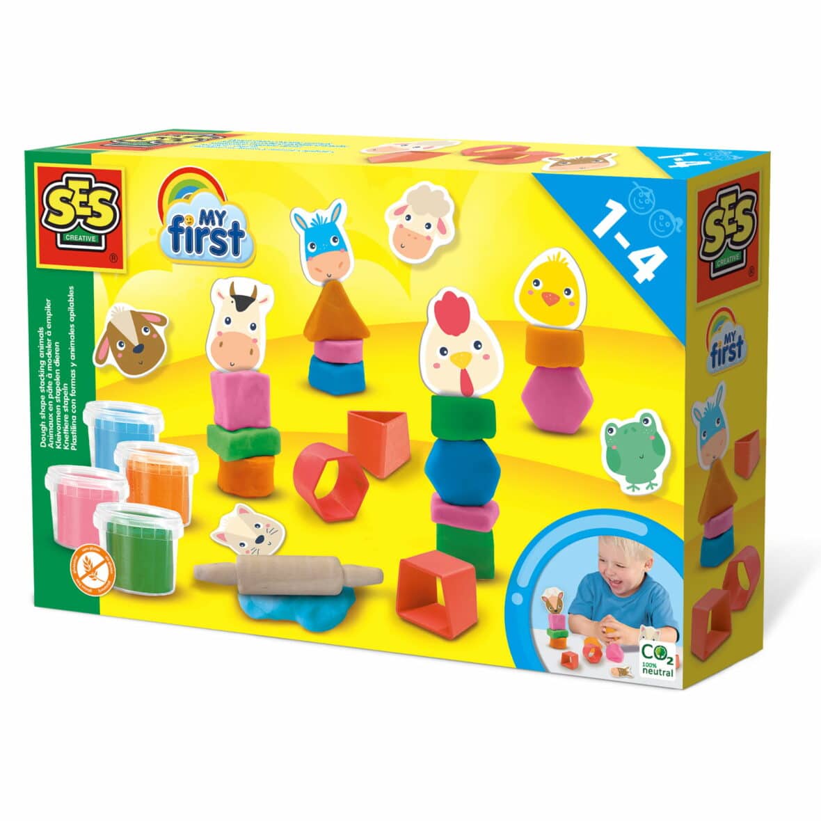 My first – Animale din plastilina de stivuit