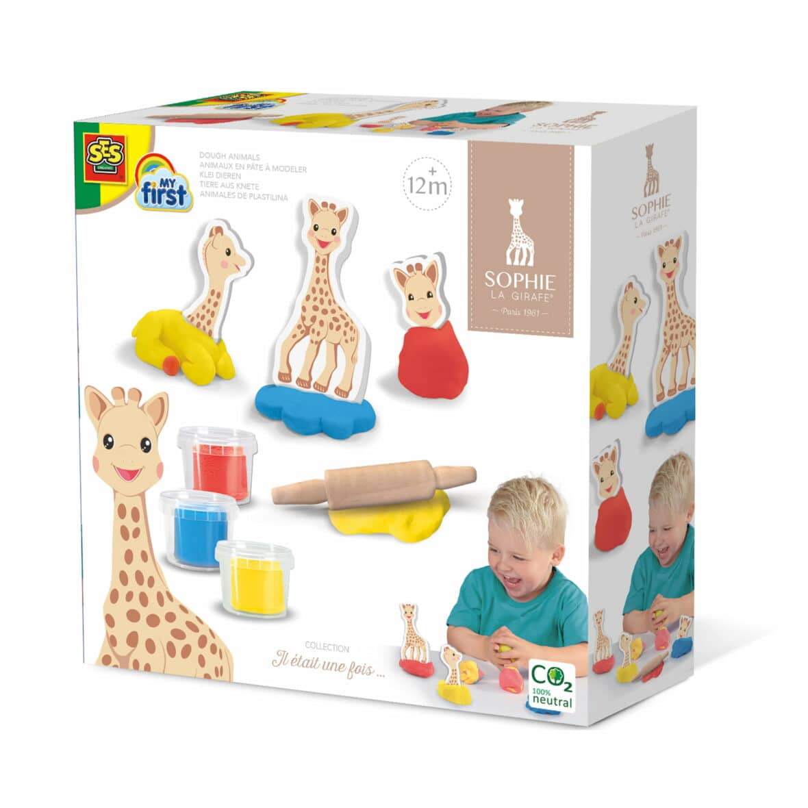 Girafa Sophie – Animale din plastilina