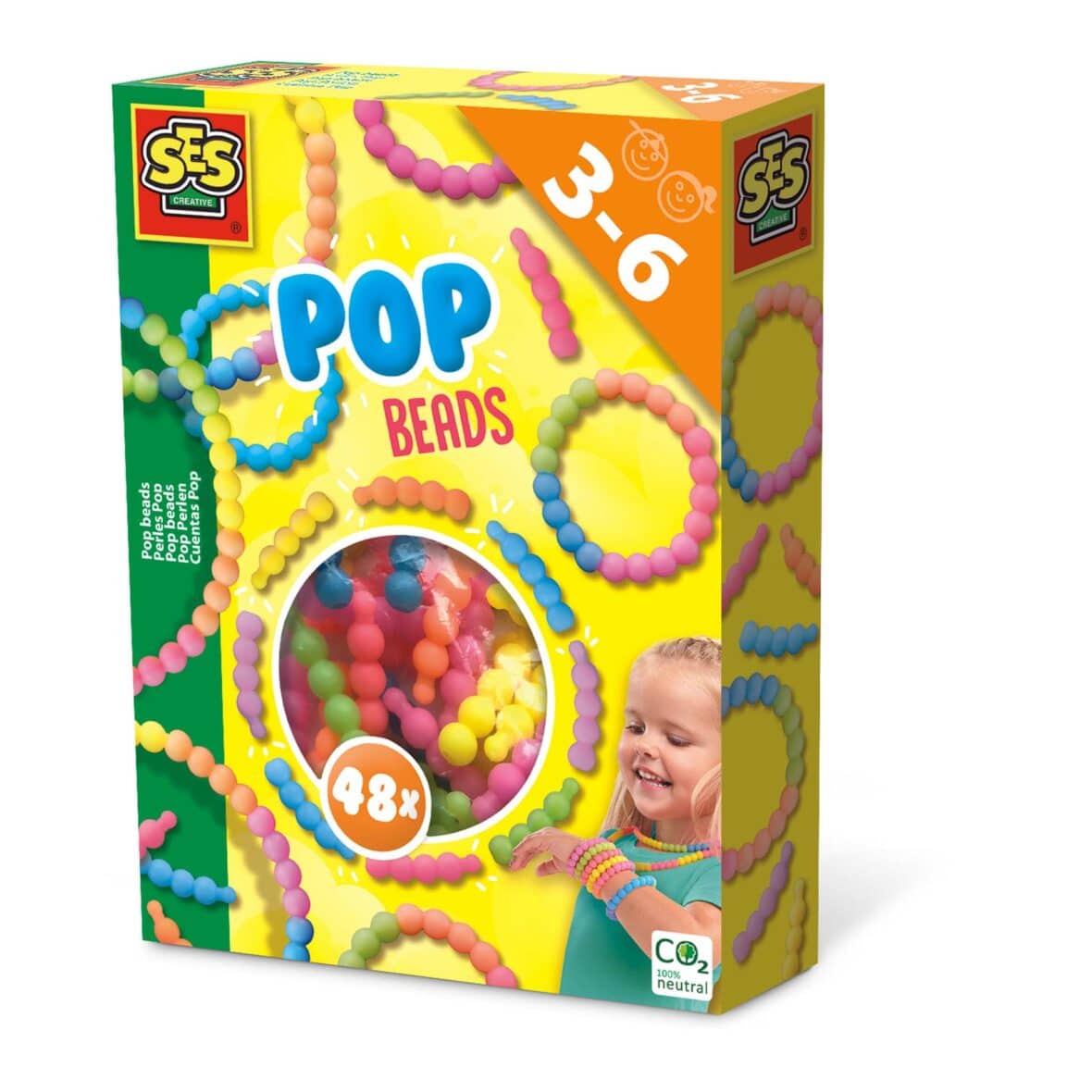 Set creativ copii, Bratari cu margele pop