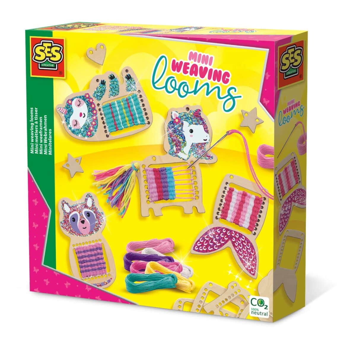 Set creativ – Gherghef, mini set de tesut