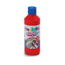Acuarele acrilice tempera Carioca 250 ml - Roșu