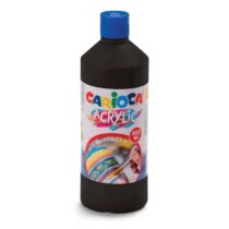 Acuarele acrilice tempera, Carioca 500 ml, Negru