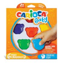 Creioane colorate cerate, Teddy, Carioca Baby 1+