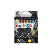Set 8 Creioane colorate cerate Metallic Carioca