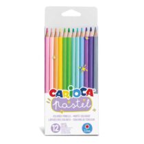 Set 12 Creioane colorate Carioca Pastel