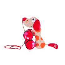 Jucarie din lemn de tras, Catelul Pepe, Hape