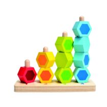 Jucarie educativa din lemn, Stivuitor numaratoare