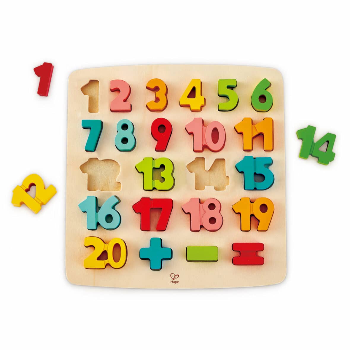Puzzle din lemn, Matematica, Numere Dolofane