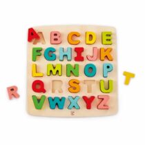 Puzzle din lemn, Alfabet, litere dolofane