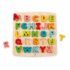 Puzzle din lemn, Alfabet, litere dolofane