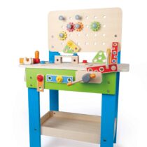 Banc de lucru pentru copii, Jucarie din lemn, Hape
