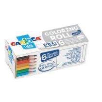 Rola de colorat, Mini Coloring Roll Carioca 85x10 cm, White