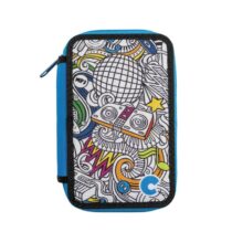 Penar Carioca Color Fabric cu trei compartimente