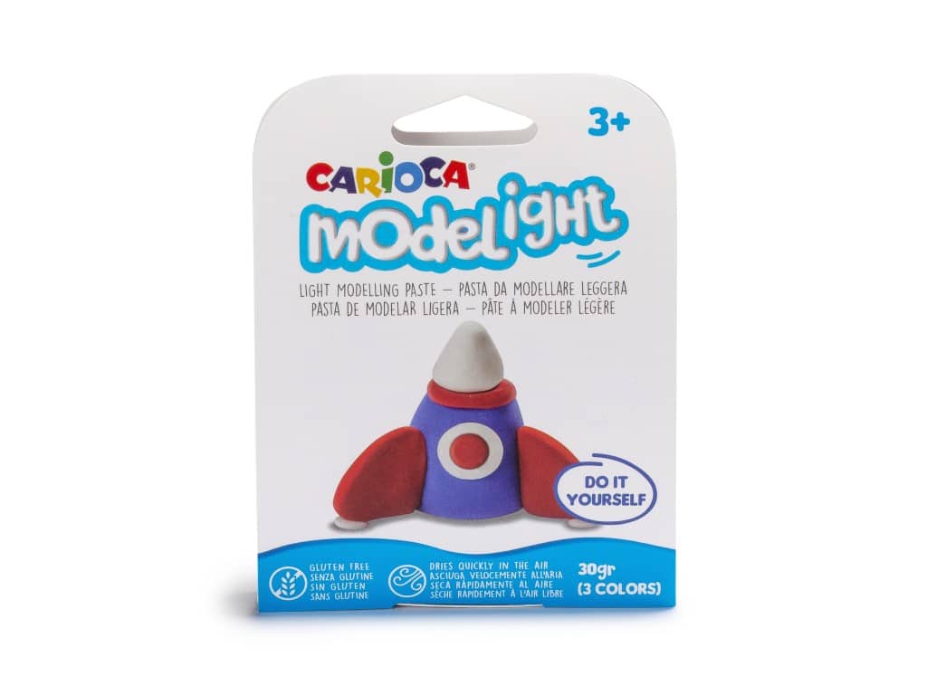 Plastilină ModeLight Carioca, mijloace de transport, Rachetă