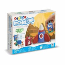 Plastilină ModeLight Maxi PlayBox Carioca, Aliens