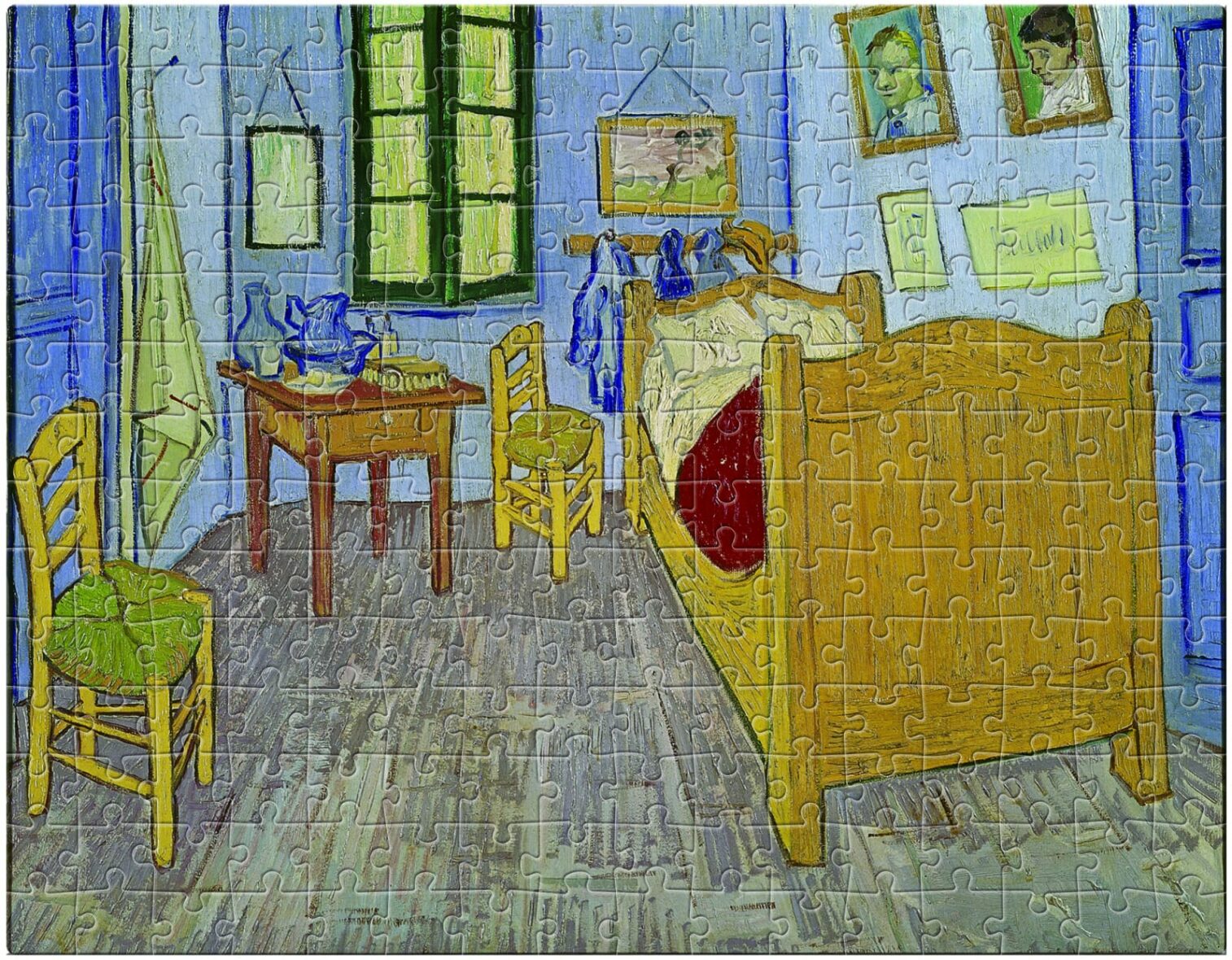 Kit Creativ si puzzle 224 piese Atelier Van Gogh, Ludattica, 8-9 ani + 1
