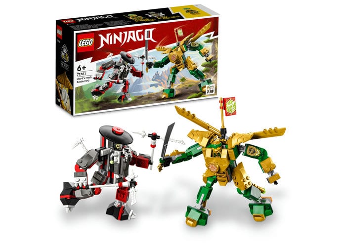 Lupta cu robotul EVO al lui Lloyd, LEGO Ninjago, 71781