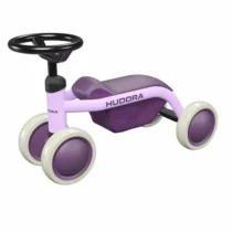 Bicicleta fără pedale cu volan și lădiță de depozitare, 1 an+, lavanda, Hudora