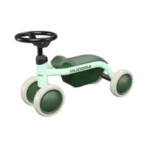 Bicicleta fără pedale cu volan și lădiță de depozitare, 1 an+, verde mint, Hudora