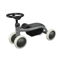 Bicicleta fără pedale cu volan și lădiță de depozitare, culoare gri, 1 an+, Hudora