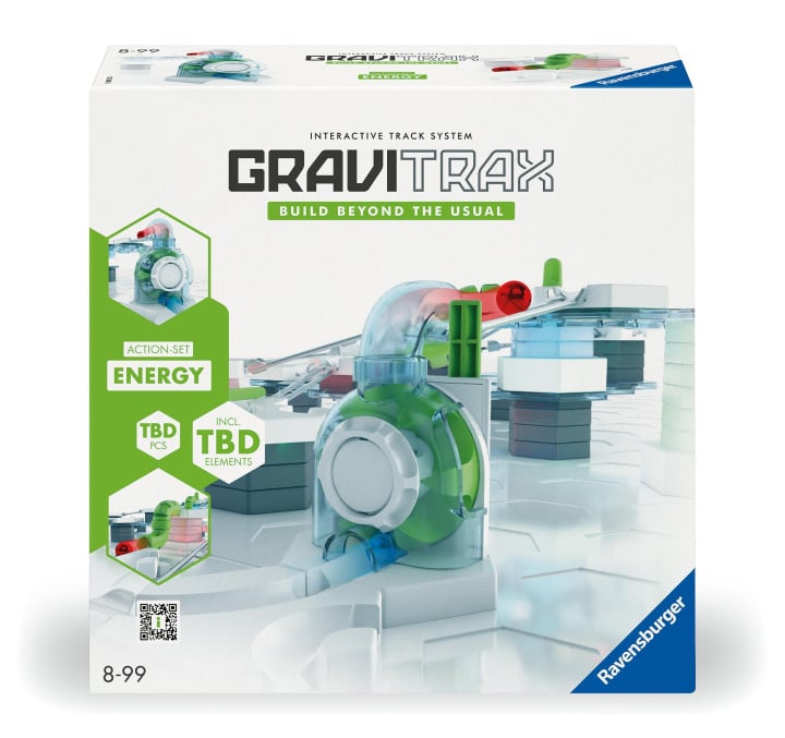 Joc de constructie Gravitrax Action Set Energy, set de baza cu 157 piese, multilingv incl. RO